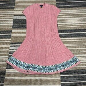Polo Ralph Lauren Girl’s Wool Blend Cable Knit Sweater Dress Size Large 12/14
